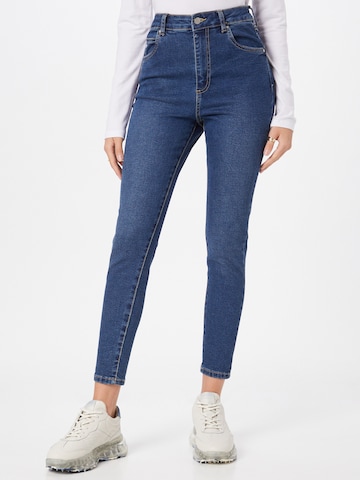 Skinny Jeans de la Cotton On pe albastru: față