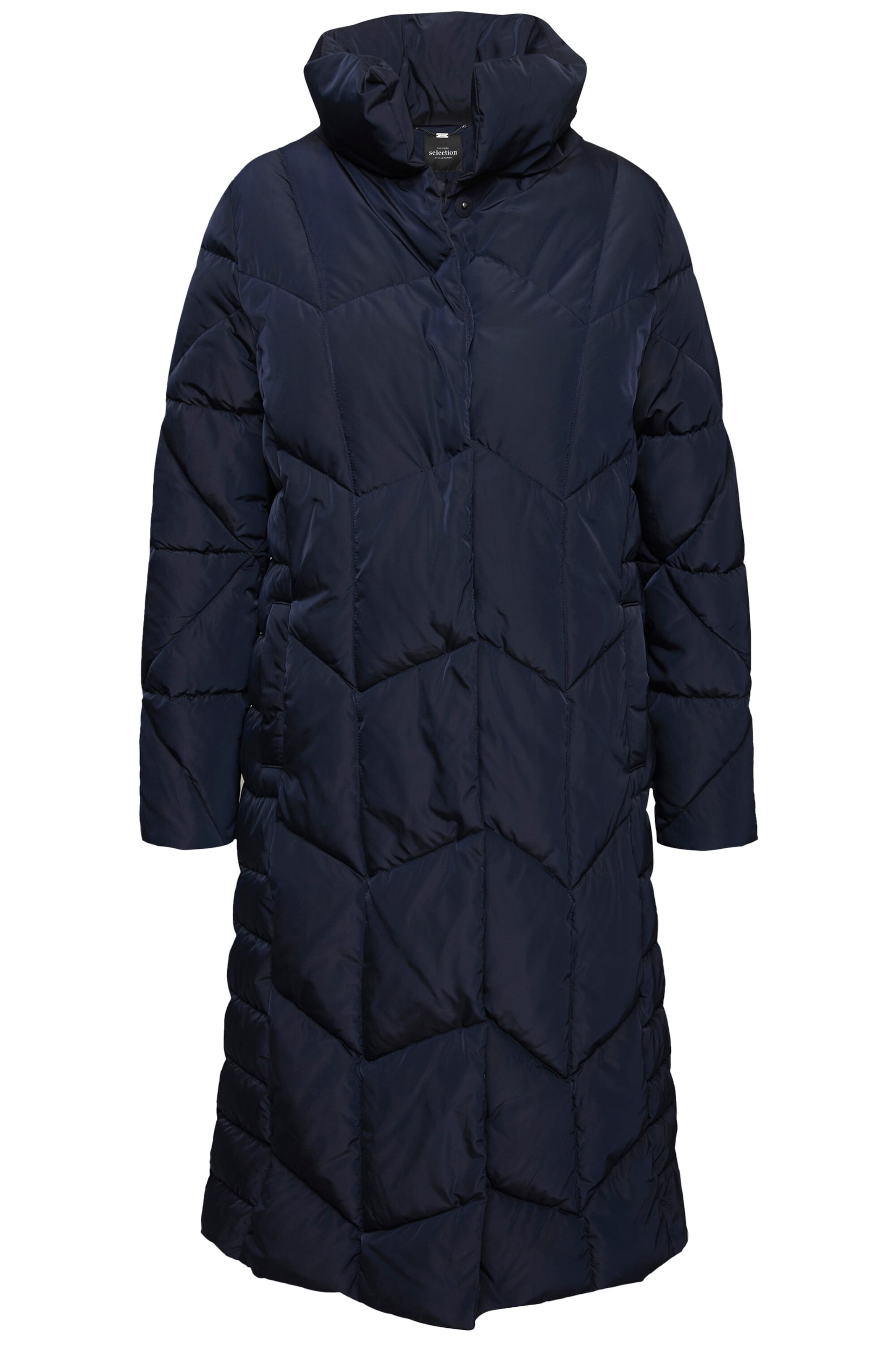 Ulla Popken Tussenmantel in Blauw: voorkant