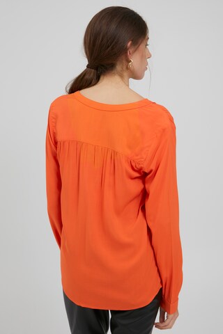 ICHI Bluse in Orange