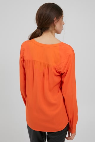 ICHI Blouse in Orange