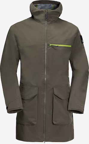 JACK WOLFSKIN Ανοιξιάτικο και φθινοπωρινό παλτό '365 FEARLESS PARKA' σε πράσινο: μπροστά
