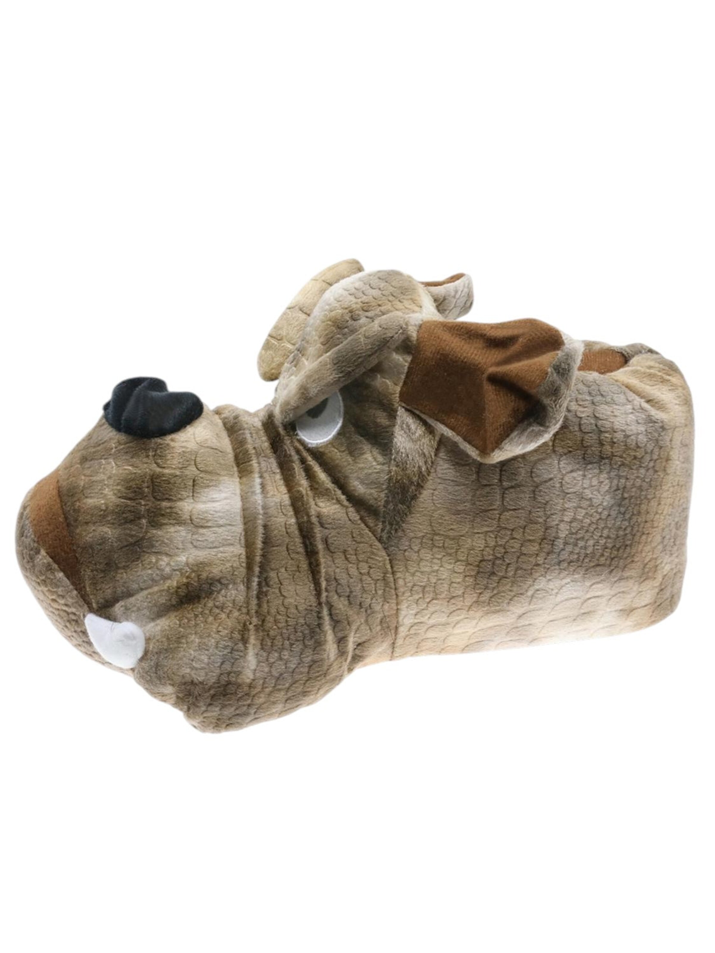 Pantoufle 'Floppys' Beppi en marron : devant