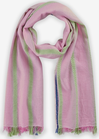 Écharpe CODELLO en rose : devant