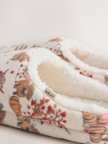 Next - Zapatillas de casa en beige