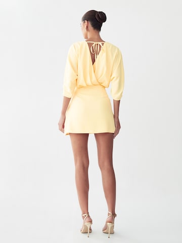 BWLDR Dress 'Cindy' in Yellow
