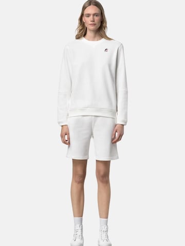 K-Way Regular Outdoor trousers 'K-WAY CASIMIR POLY COTTON BERMUDA' in White