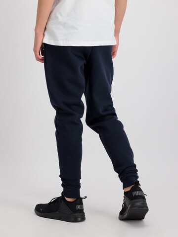 ALPHA INDUSTRIES Tapered Trousers in Blue