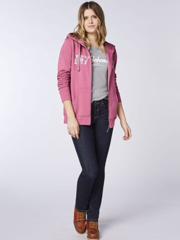 Oklahoma Jeans Sweatjacke in Pink