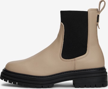 Chelsea Boots TOMMY HILFIGER en beige : devant