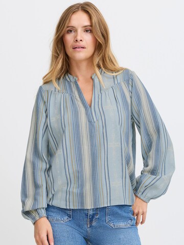 Tunica ' PZTIONA Blouse ' di PULZ Jeans in blu: frontale
