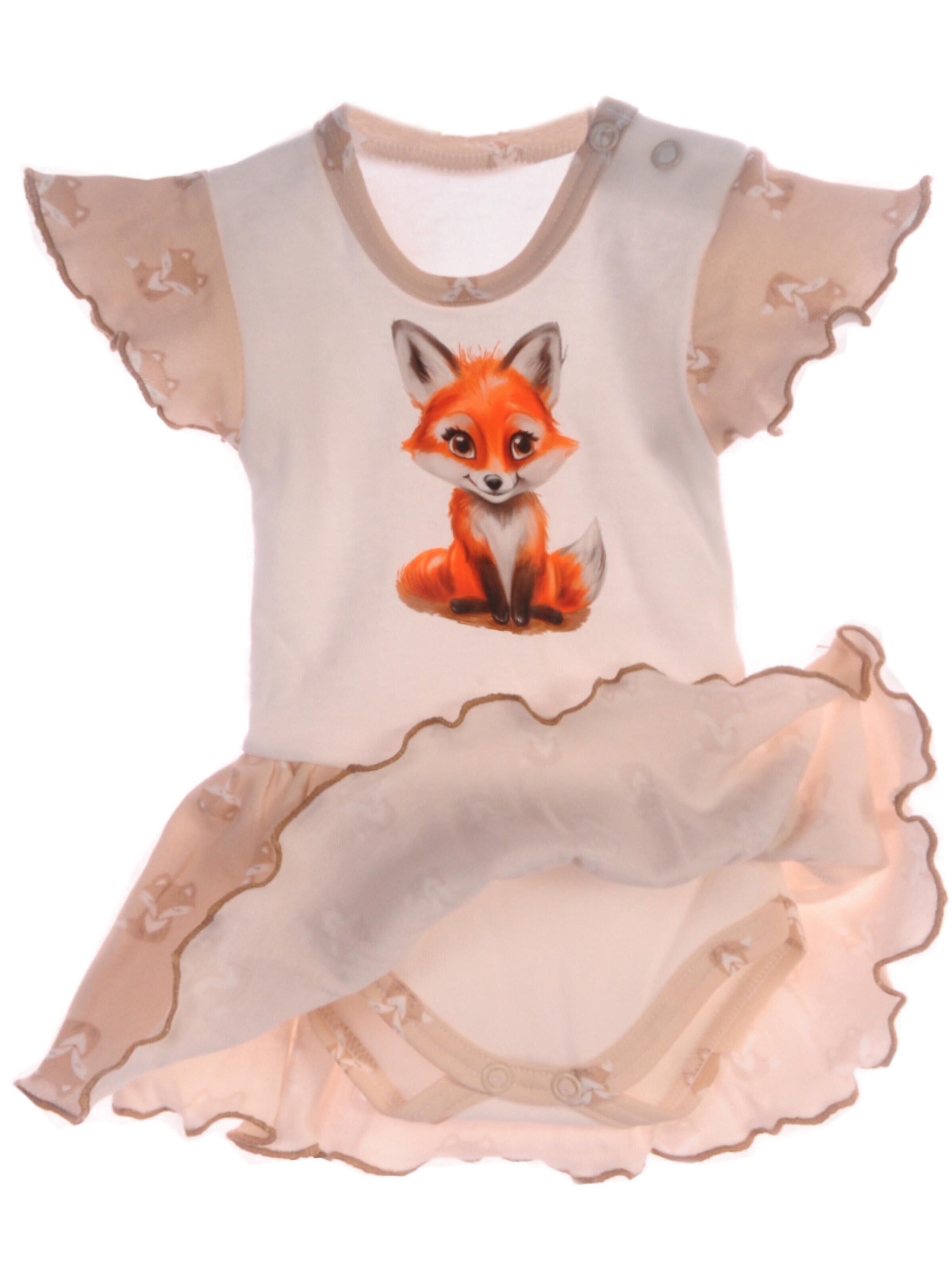 La Bortini Romper/Bodysuit in Beige