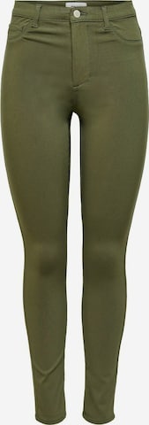 Skinny Pantaloni 'Nanna' di ONLY in verde