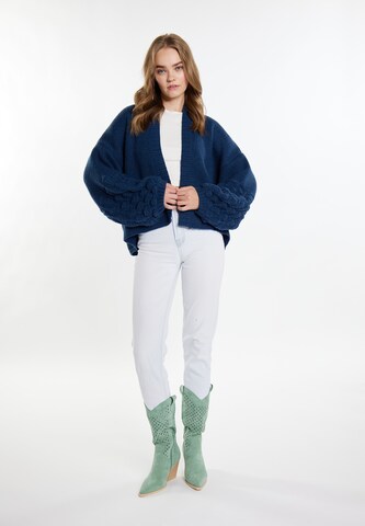 IZIA Knit Cardigan in Blue