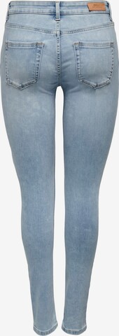 ONLY Skinny Jeans 'Blush' in Blauw