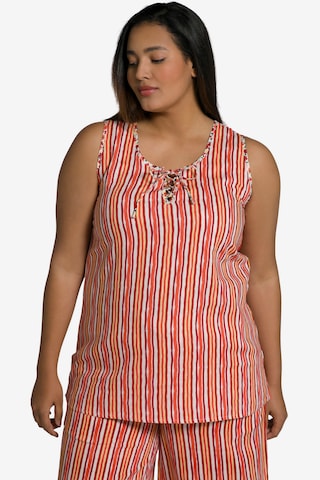 Ulla Popken Pajama Shirt in Orange: front