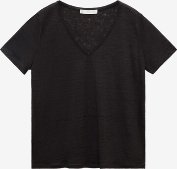 MANGO Shirt 'LINITO' in Black: front