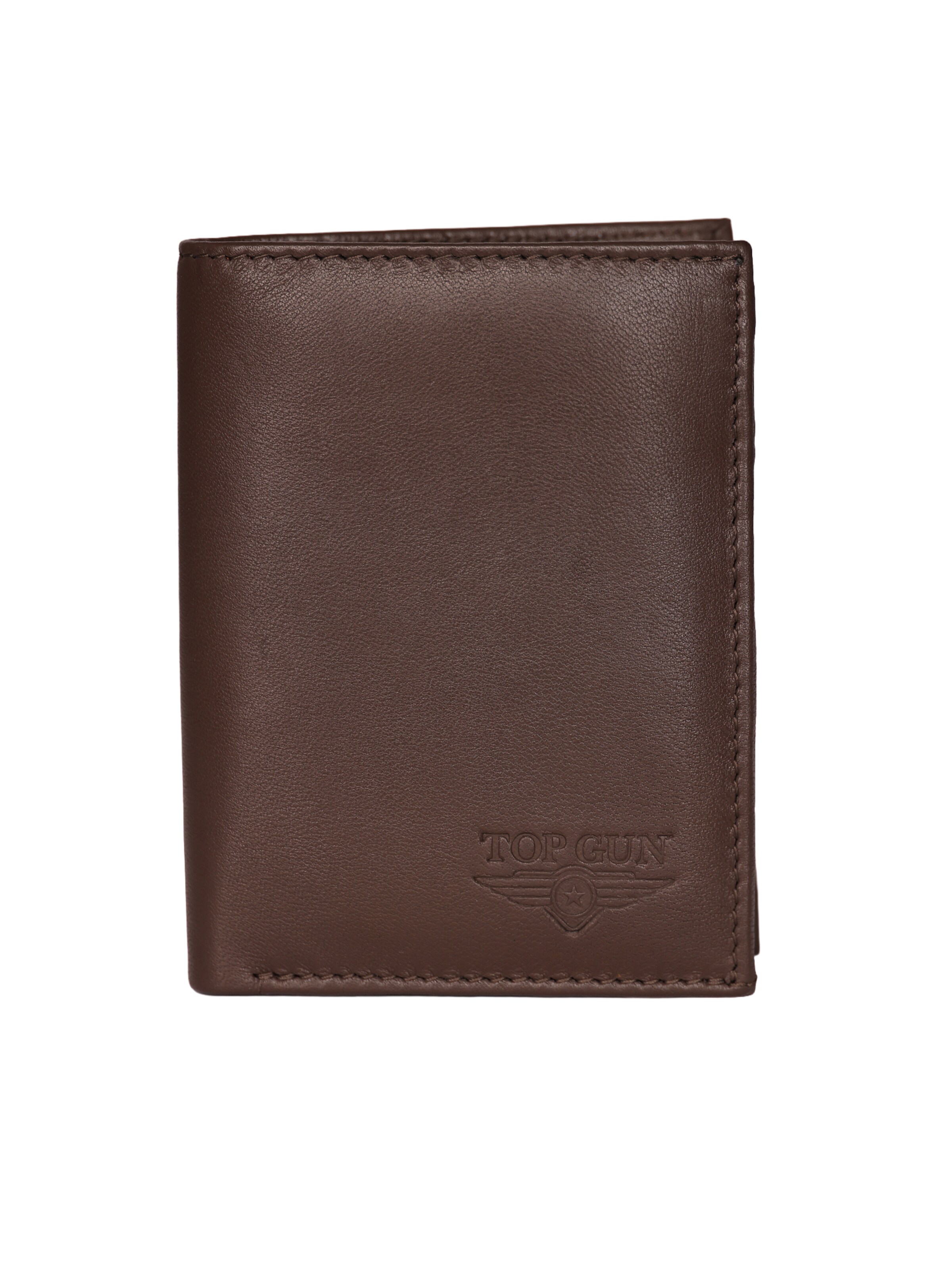 TOP GUN Wallet 'TG25025' in Brown: front