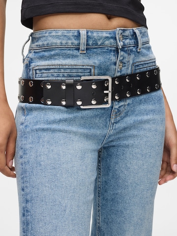 KARL LAGERFELD JEANS - Cinturón en negro: frente