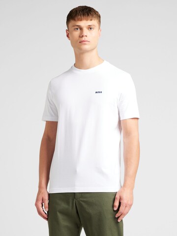 BOSS T-Shirt in Weiß: Vorderseite