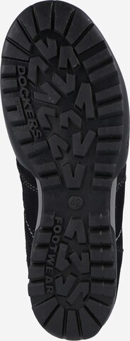 Chaussure de sport à lacets Dockers by Gerli en noir