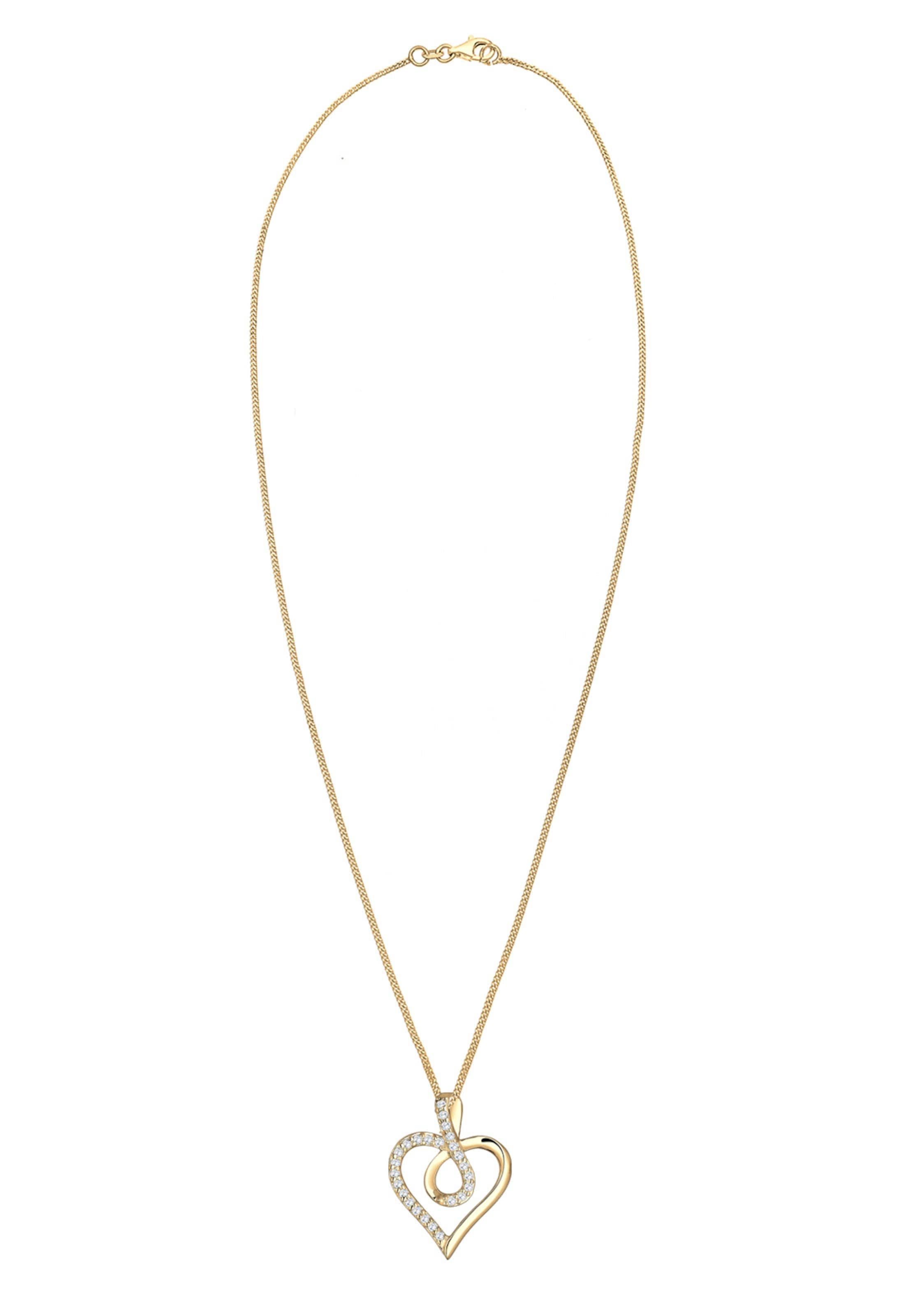 ELLI Ketting 'Infinity' in Goud: voorkant
