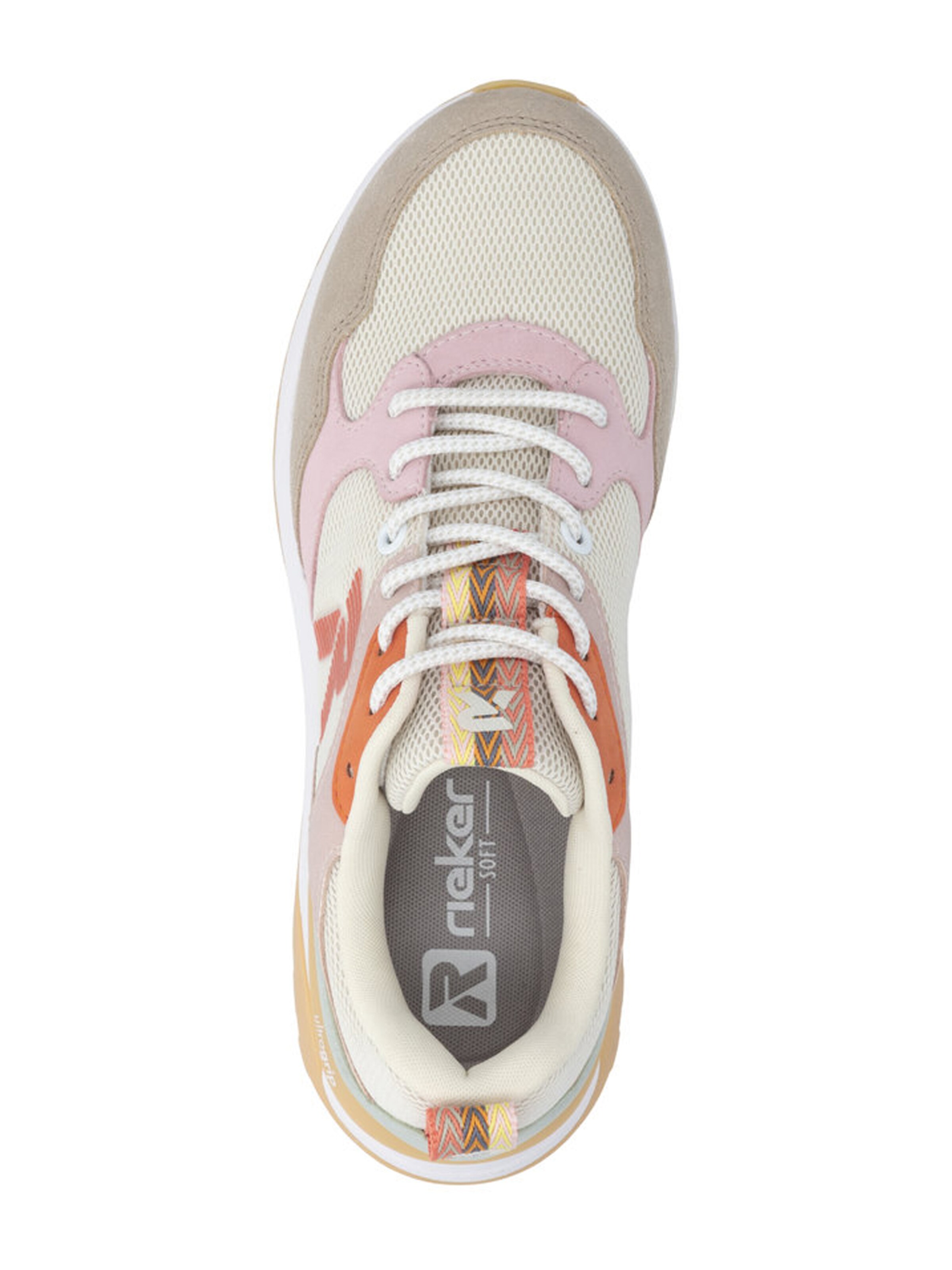 Rieker Σνίκερ χαμηλό σε λευκό