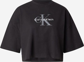 T-shirt Calvin Klein Jeans en noir : devant