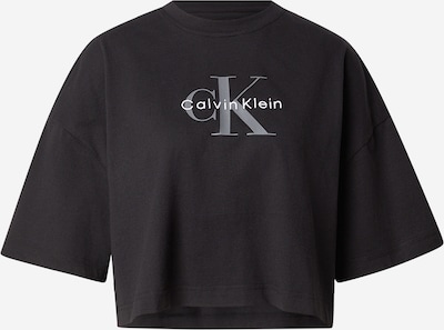 Marškinėliai iš Calvin Klein Jeans, spalva – pilka / juoda / balta, Prekių apžvalga