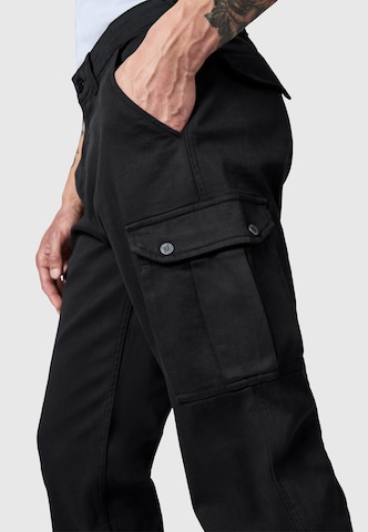 Effilé Pantalon cargo 'Siwas' Peak Time en noir