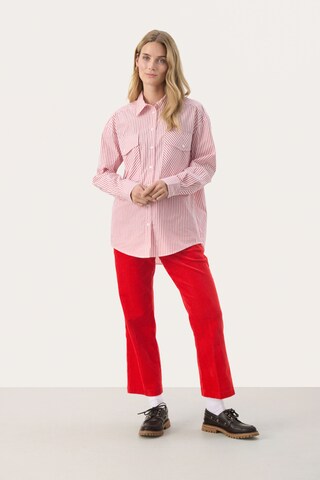 Part Two Flared Pants 'Mishas' in Red