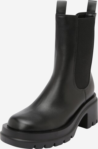 Gina Tricot - Botas chelsea 'Dakota' em preto: frente