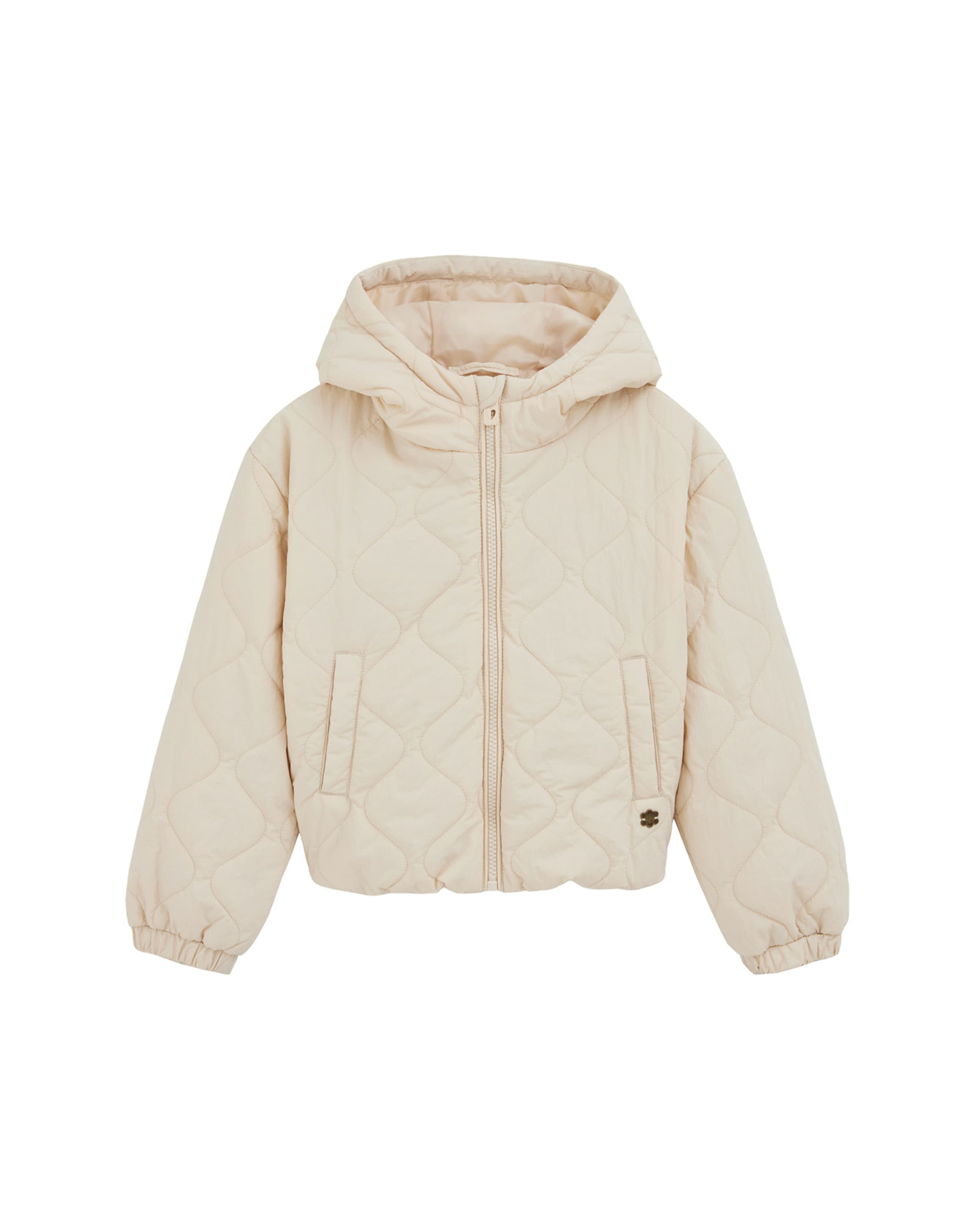 WE Fashion Between-Season Jacket in Beige: front