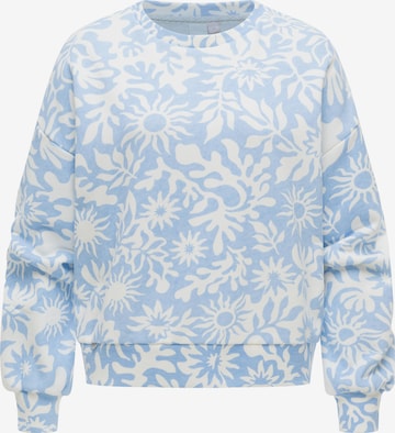 Sweat-shirt 'Wuss' Ragwear en bleu : devant