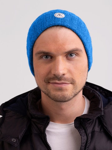Berretto di CASH-MERE.CH in blu: frontale