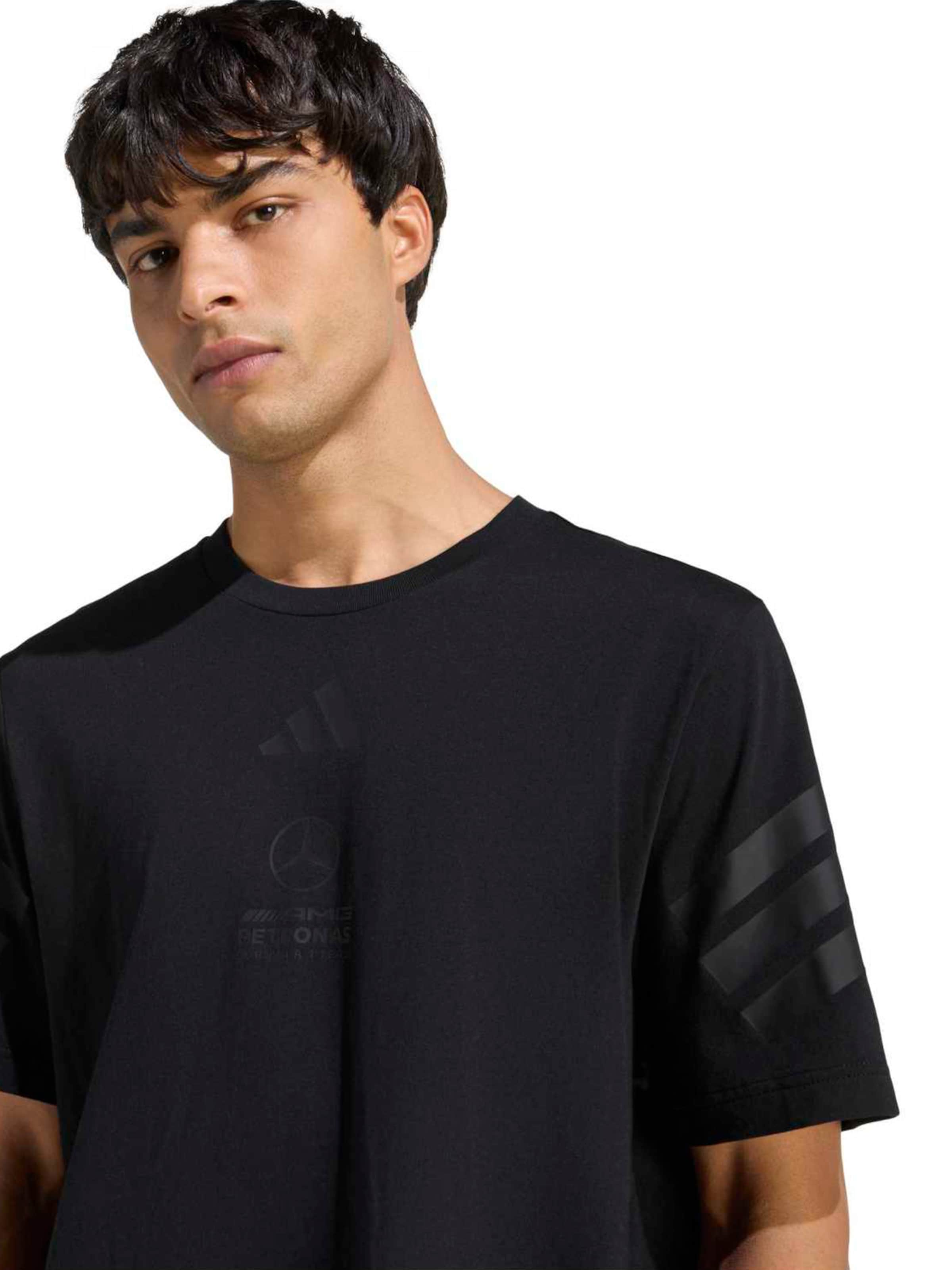 ADIDAS SPORTSWEAR Функционална тениска 'Mercedes-AMG Petronas Formula 1 Team' в черно