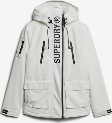 Superdry Performance Jacket 'Ultimate' in White: front