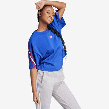 ADIDAS SPORTSWEAR Shirt 'Future Icons 3S' in Blue