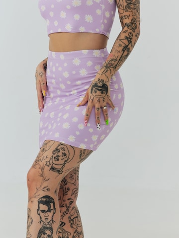 ABOUT YOU x Sharlota Skirt 'Ariana' in Purple