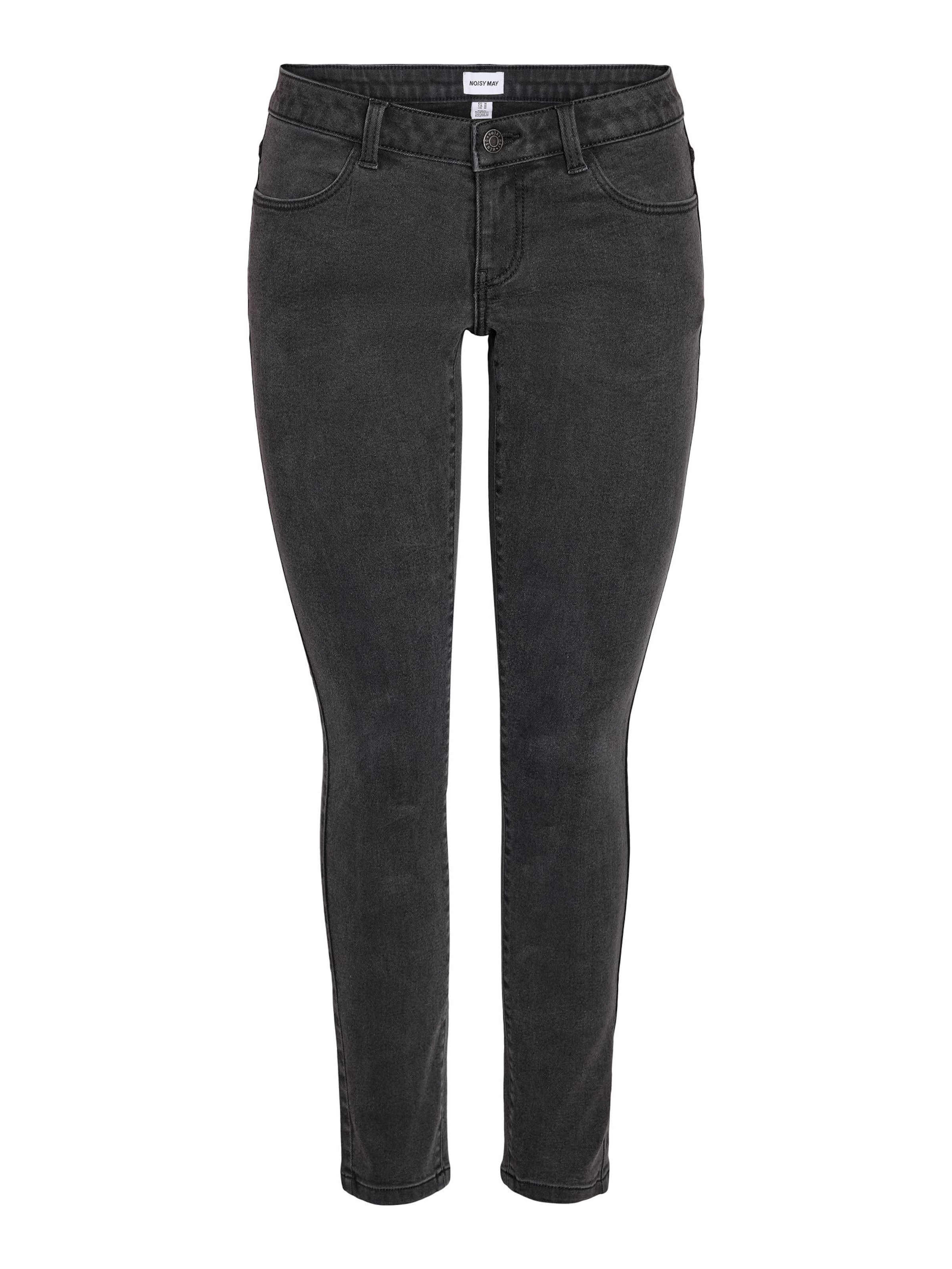 Noisy may - Skinny Vaquero 'NMRAE' en gris: frente