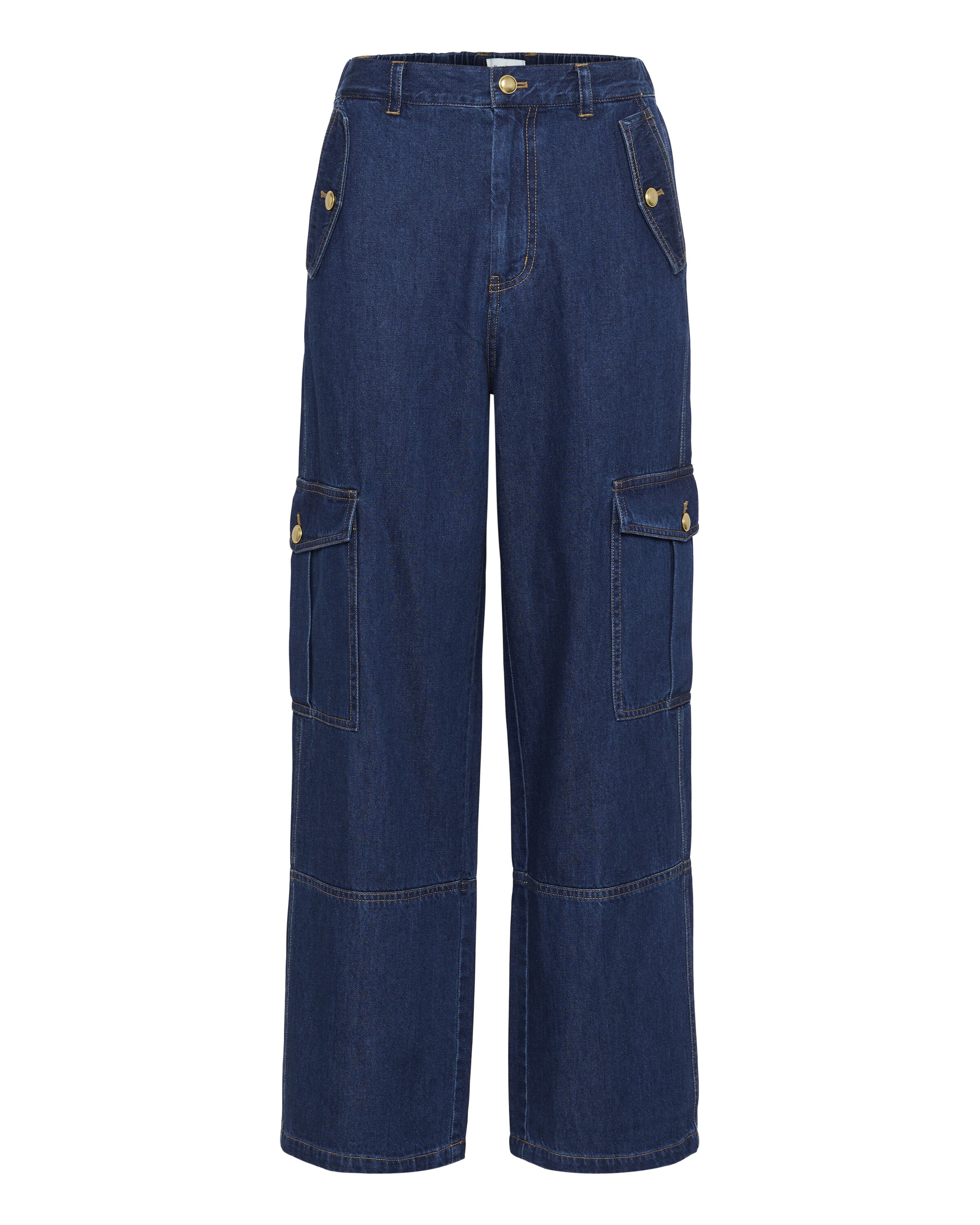 Part Two Loose fit Cargo jeans 'Petruska' in Blue: front