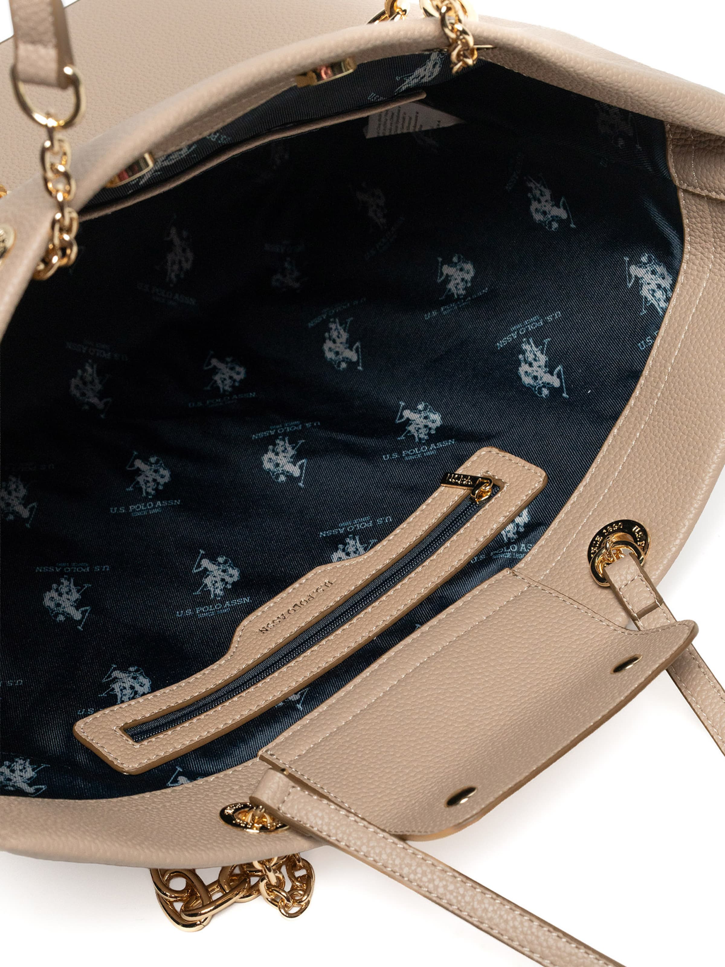 Shopper di U.S. POLO ASSN. in beige