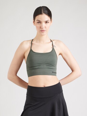 Hummel Бюстье Спортивный топ 'Tiffy' в Зеленый: спереди