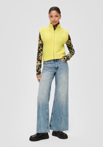 Pull-over QS en jaune