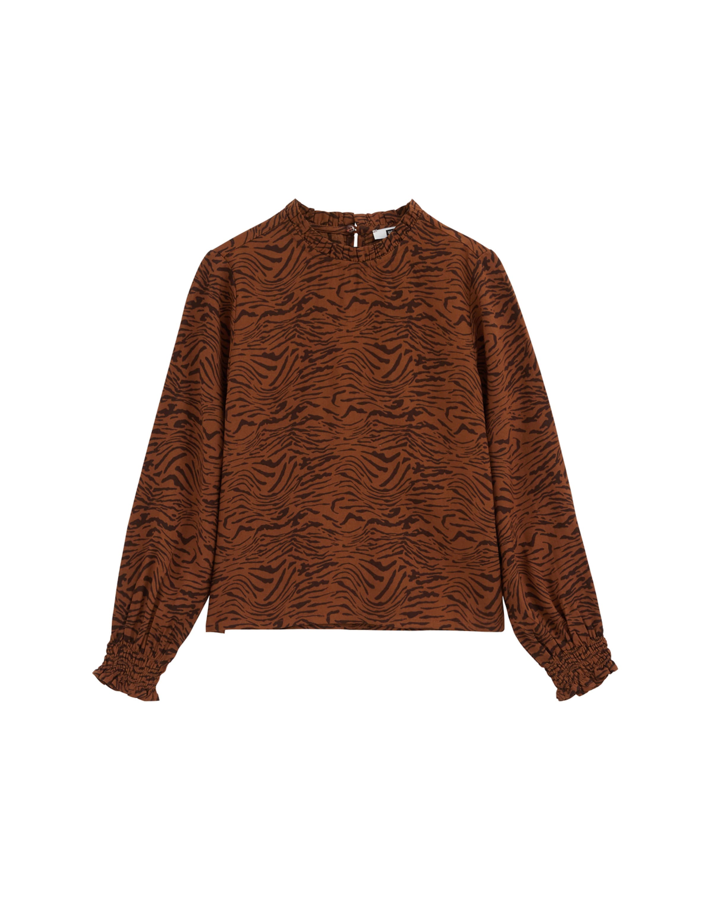 WE Fashion Блузка в Коричневый: спереди