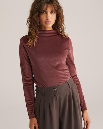 WE Fashion Póló - lila: elől