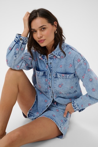 Kaffe Overgangsjakke 'KAbabena' i blå