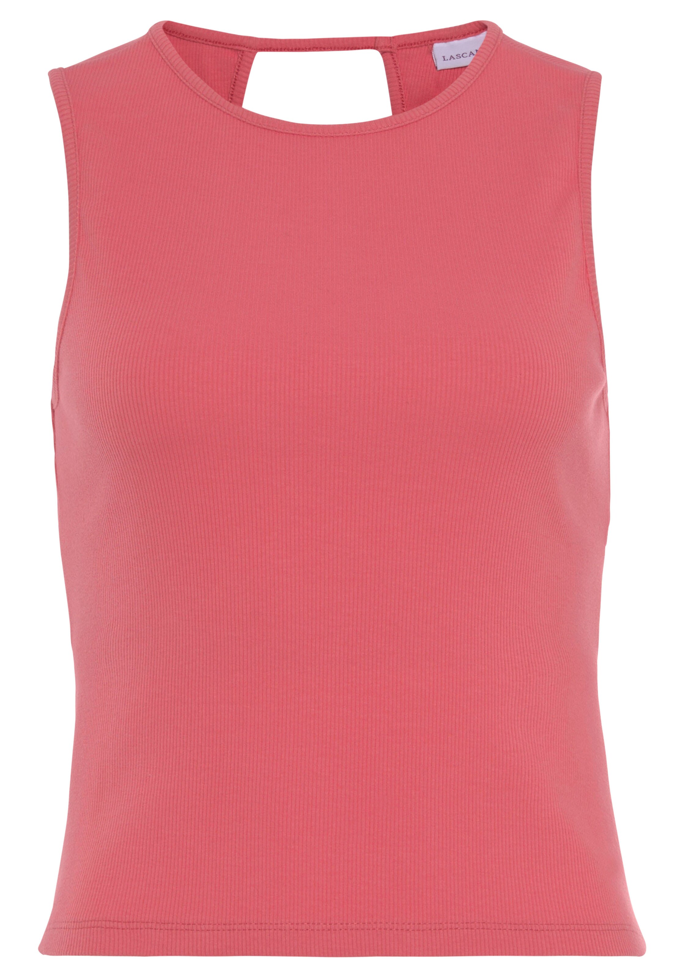 LASCANA Top w kolorze różowy: przód
