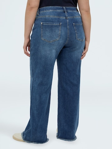 Fiorella Rubino Regular Jeans in Blauw