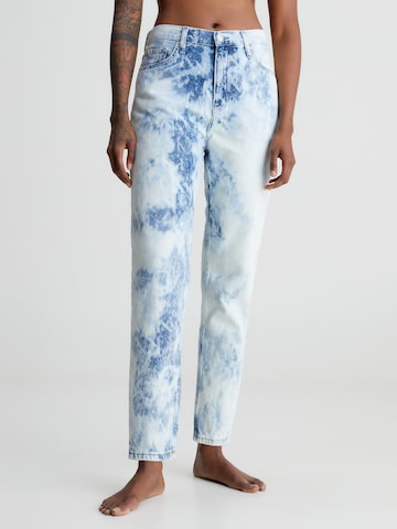 Calvin Klein Jeans - Loosefit Vaquero en azul: frente