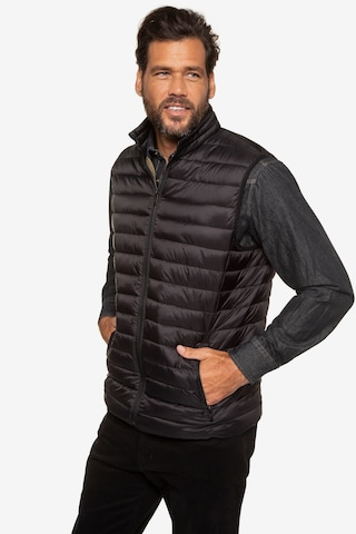 JP1880 Bodywarmer in Zwart: voorkant